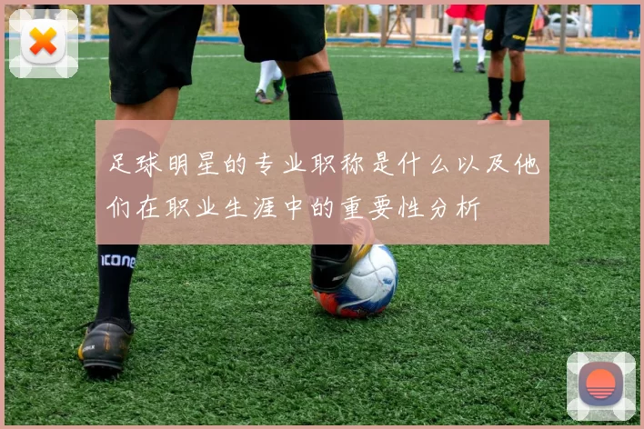 足球明星的专业职称是什么以及他们在职业生涯中的重要性分析