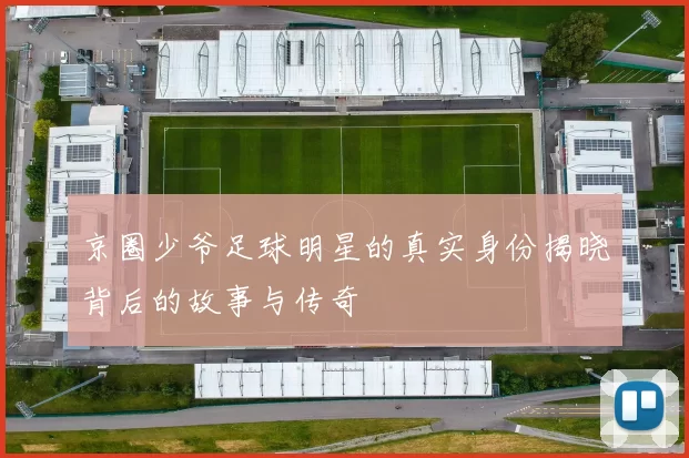京圈少爷足球明星的真实身份揭晓背后的故事与传奇