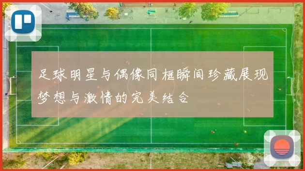 足球明星与偶像同框瞬间珍藏展现梦想与激情的完美结合